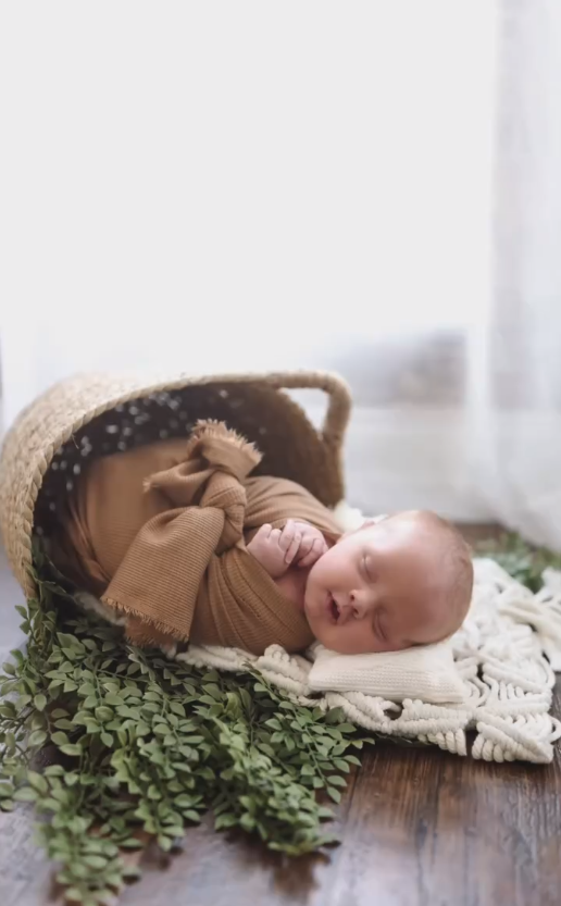 DBackdrop Handmade geflochtenen Korb neugeborenes Kind Fotografie Requisiten SYPJ8