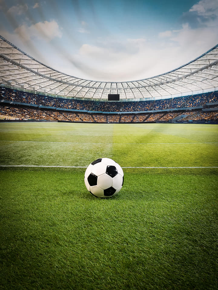 FußballPlatz Grüne Grass Sportfotografie Hintergrund M062