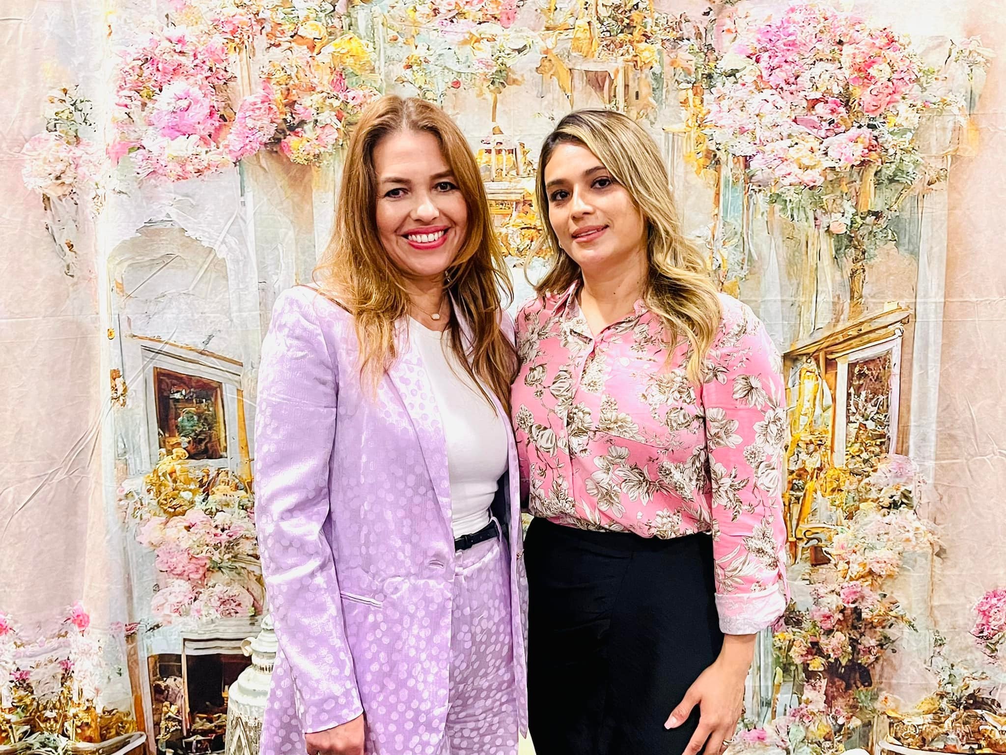 Ölgemälde Palast Blumen Fotografie Hintergrund M-37