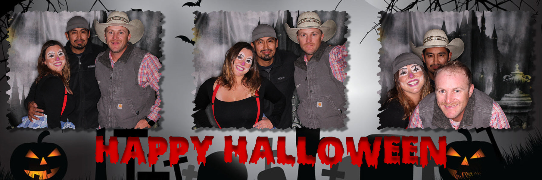 Halloween-Nachttor-Schloss-Fotografie-Hintergrund-D909