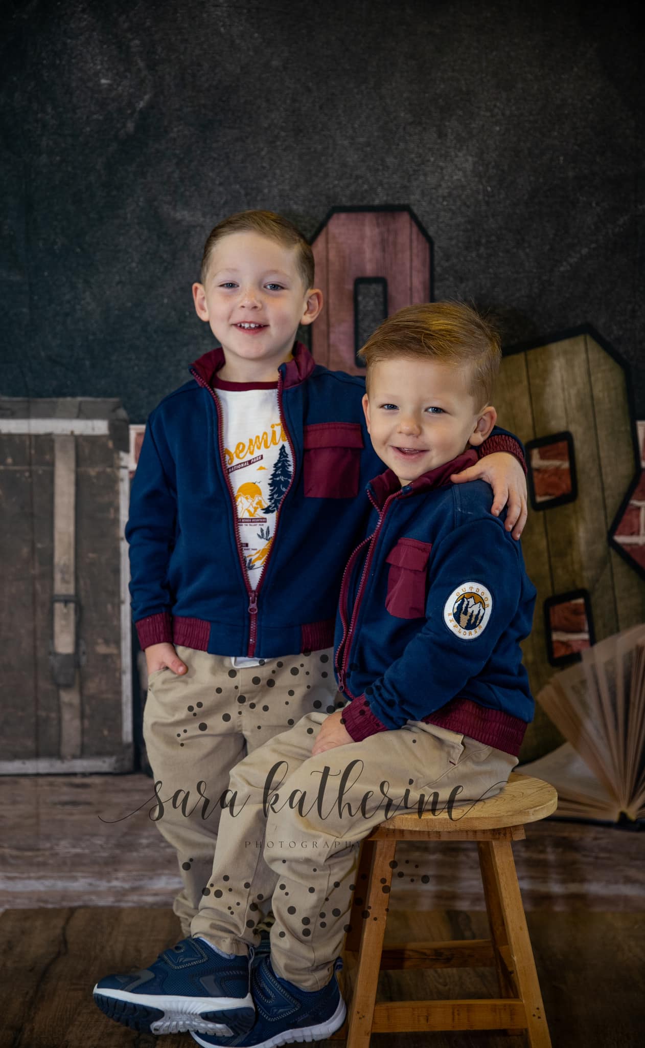 Alphabet Koffer Tafel Schul Hintergrund M5-115