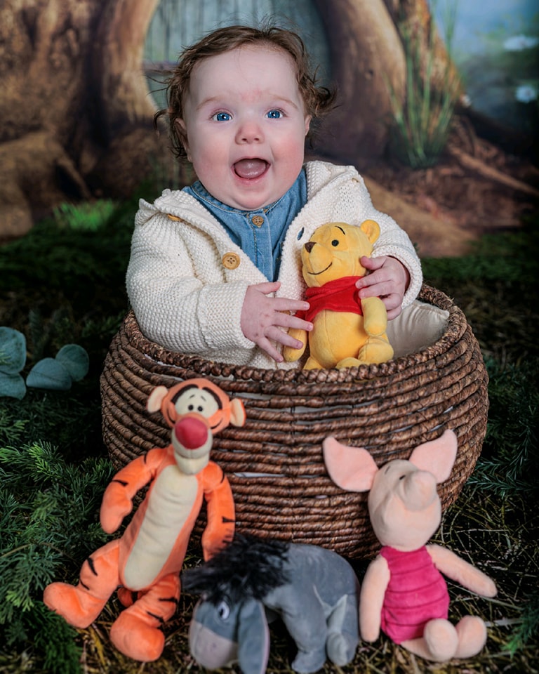 Waldhintergrund Verzauberter Baumstamm Tür Fotohintergrund für Neugeborenenfotografie MRR9-72