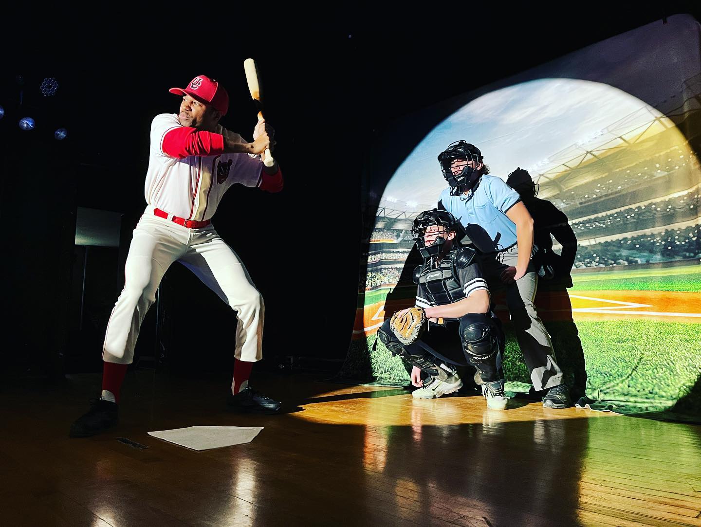 Baseballfeld grün Fotokabine Hintergrund G-311