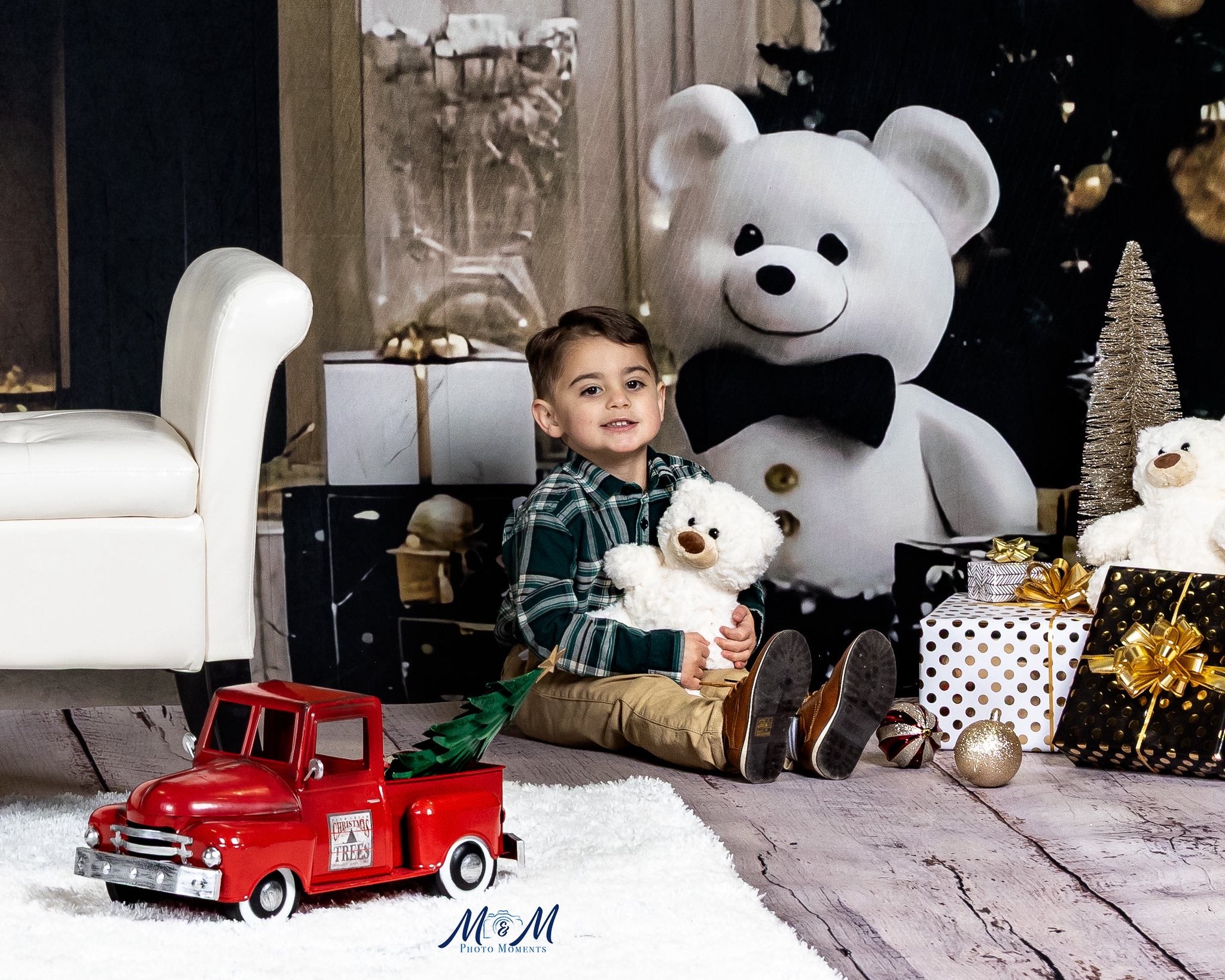 Weihnachten Backdrop Ideen Cozy Bear Weihnachten Charme Kinder Backdrop CSH5-319