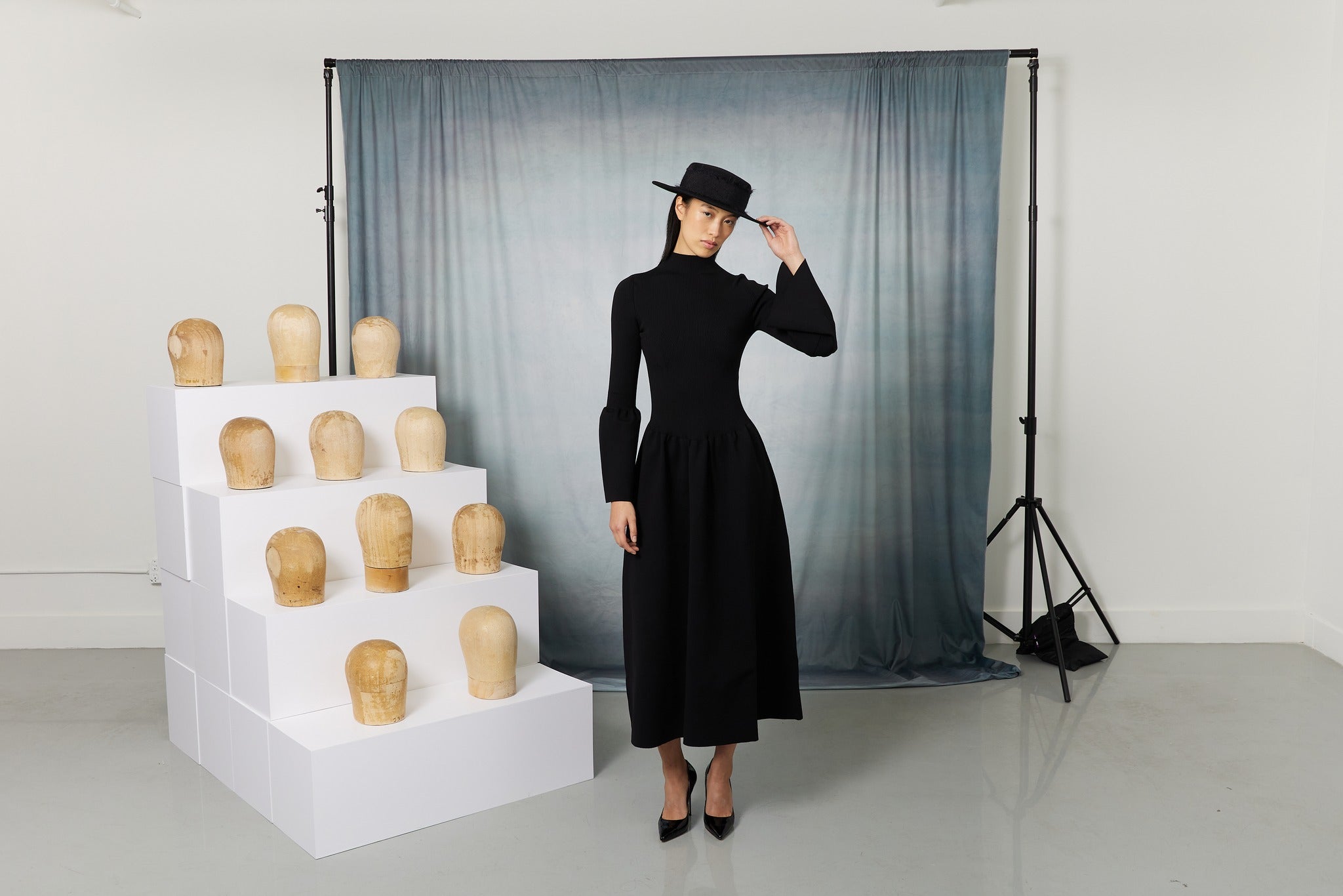 Abstrakte Graue Textur Studio Hintergrund für Fotografie HF-0029