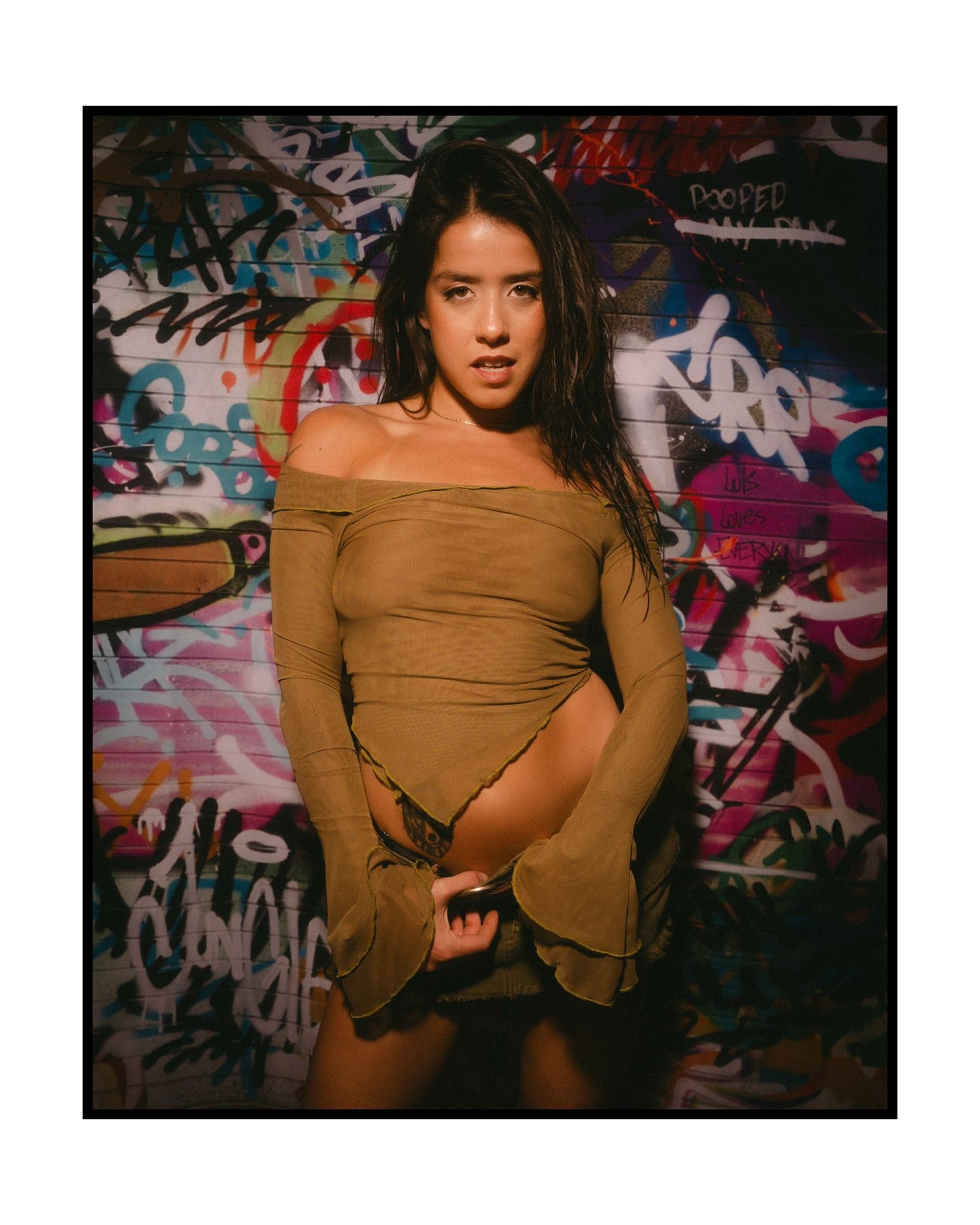 Graffiti Backdrops Fotografie Lebendige Street Art Backdrop BRP12-118