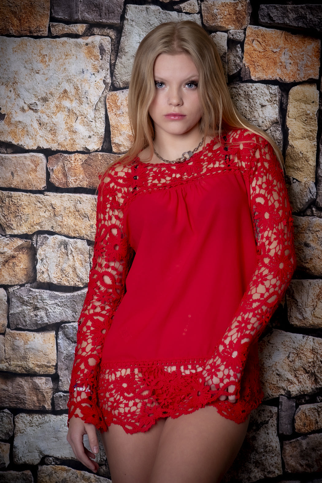 Steinmauer Fotografie Hintergrund für Fotostudio F-1586