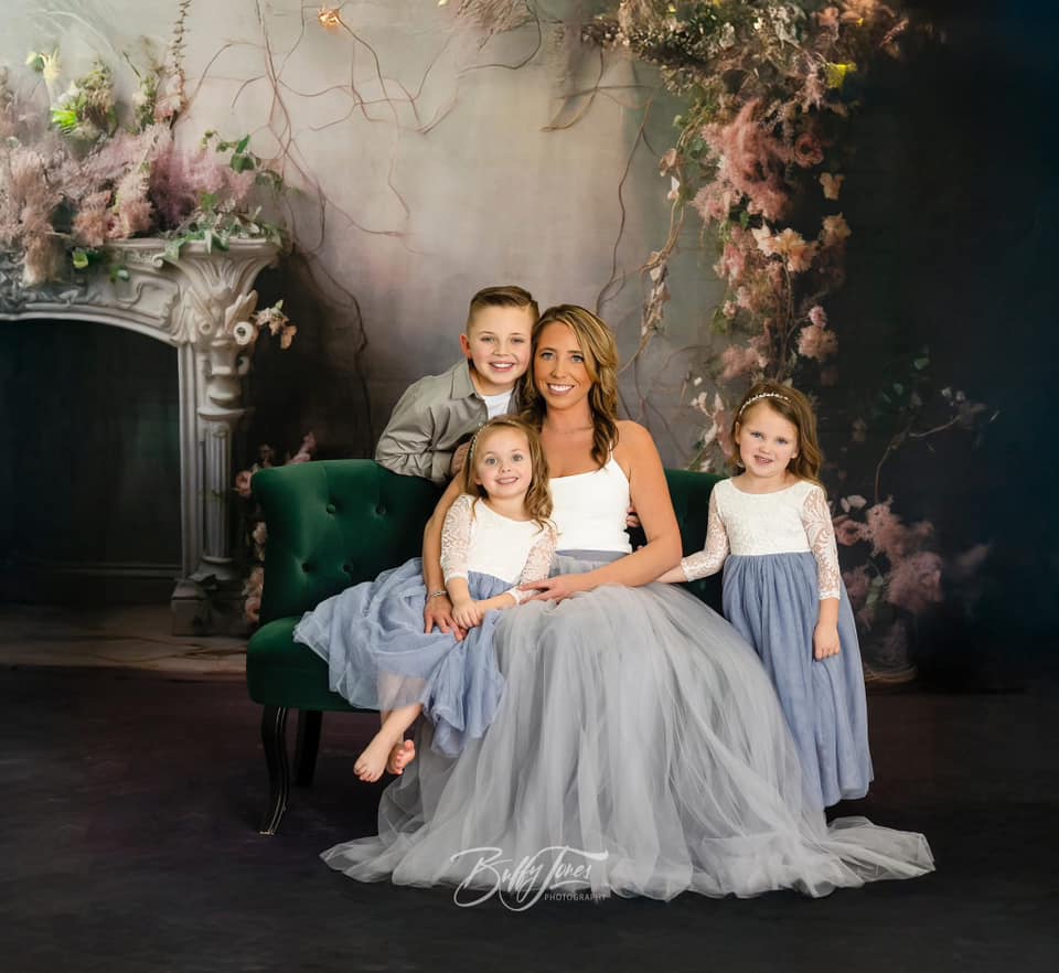 Vintage Blumen Sweep Fine Art Abstrakte Kulisse RR6-95