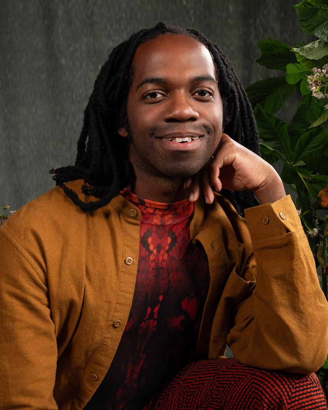 Grüne Zementwand Textur Portrait Hintergrund für Fotografen LV-861