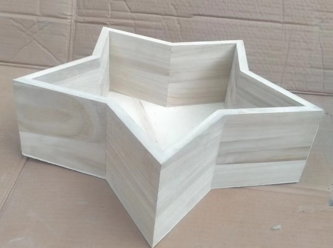 DBackdrop Holzstern Neugeborenen-Fotorequisiten SYPJ3(braun、gelb、weiß)