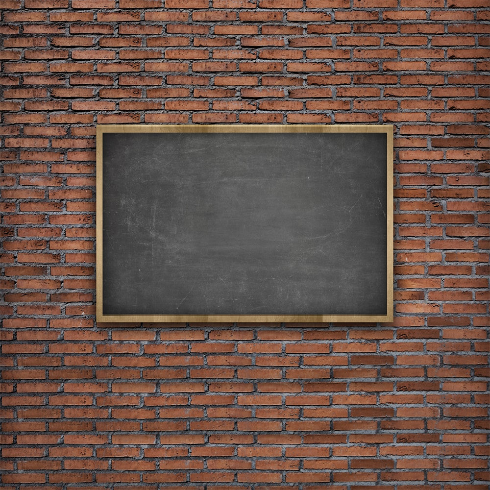 Zurück zu Schule Kreidetafel Backsteinwand Hintergrund BRP7-15