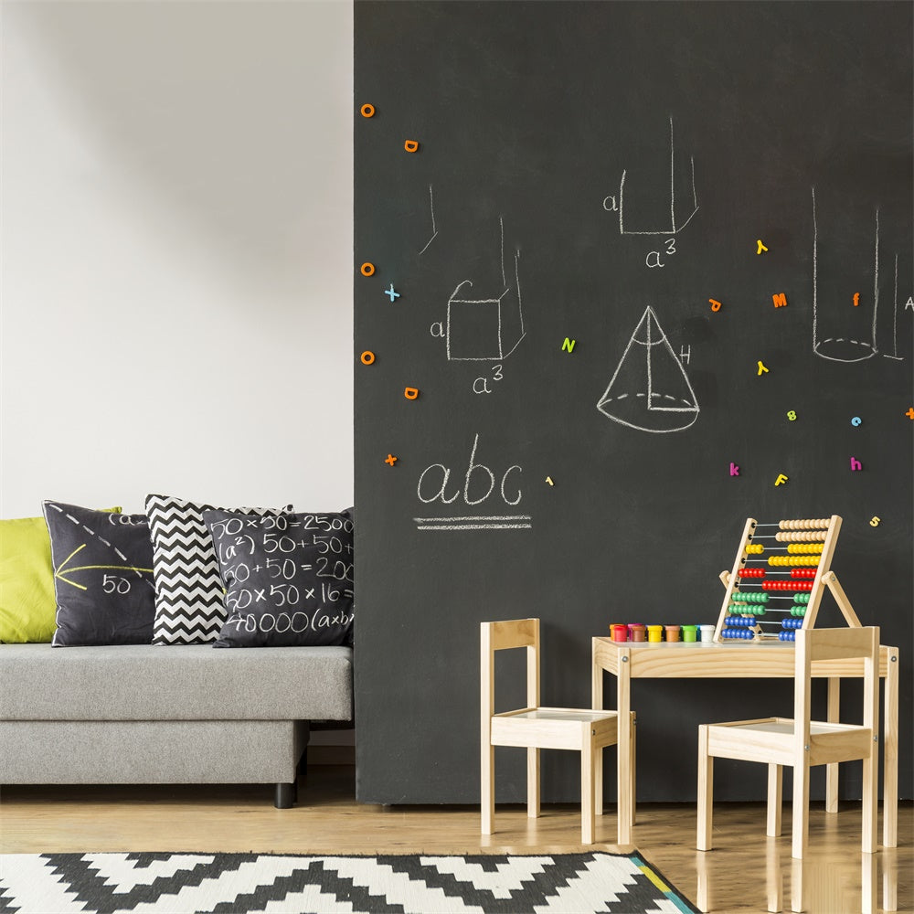 Zurück zu Schule Kleines Klassenzimmer Fotografie Hintergrund BRP7-23