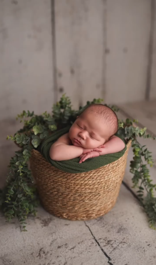 DBackdrop Handmade geflochtenen Korb neugeborenes Kind Fotografie Requisiten SYPJ8