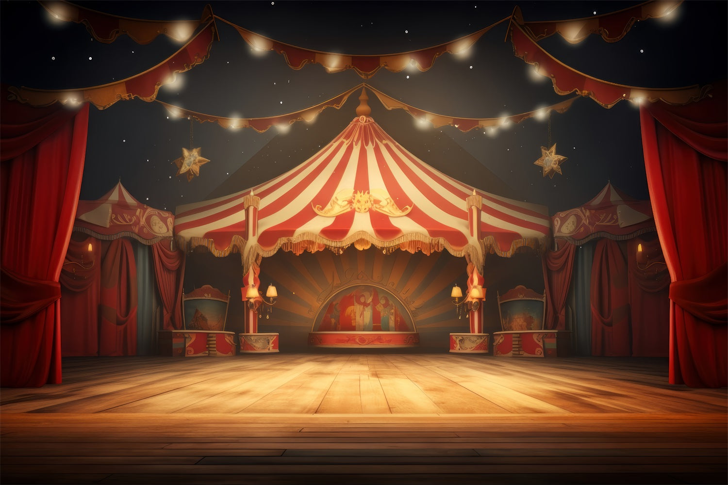 Zirkus Backdrop Ideen Faschingszelt Helle Sterne Backdrop BRP1-176