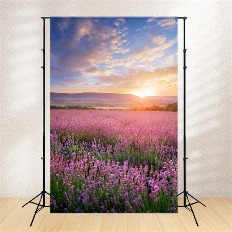 Blume Fotokulisse Golden Glow Lila Lavendel Kulisse BRP1-496
