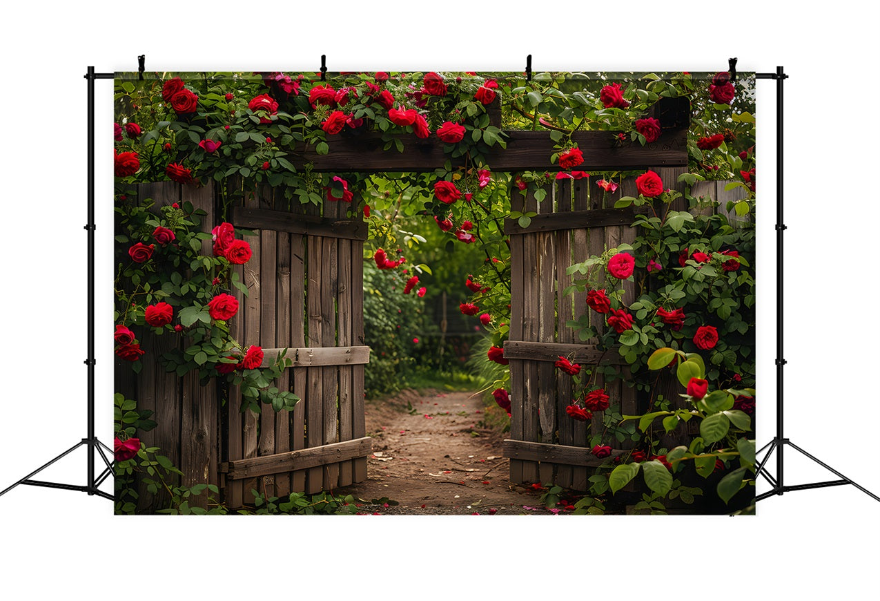 Blumen Fotografie Backdrop Secret Garden Rose Gate Backdrop BRP1-516