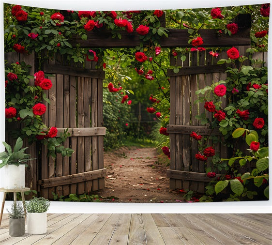 Blumen Fotografie Backdrop Secret Garden Rose Gate Backdrop BRP1-516