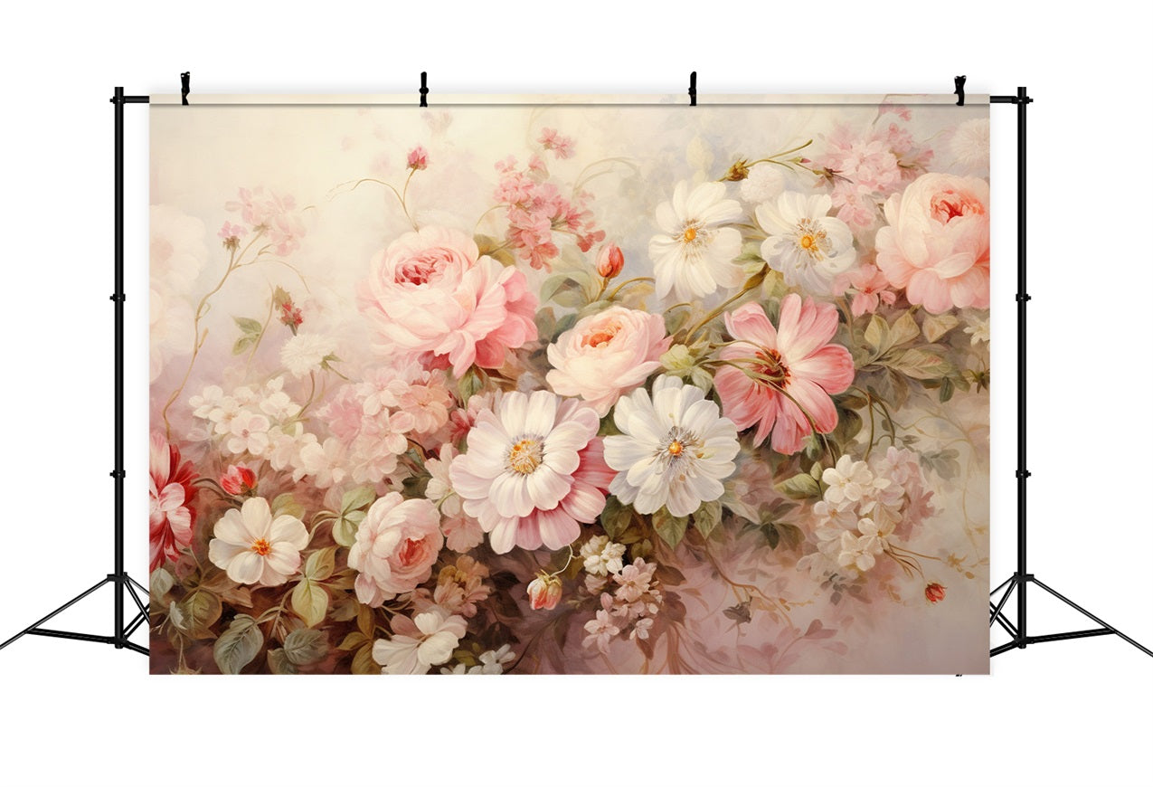 Blumenhintergrund Pastell Blumenparadies Fotografie Hintergrund BRP1-522