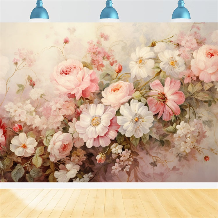 Blumenhintergrund Pastell Blumenparadies Fotografie Hintergrund BRP1-522