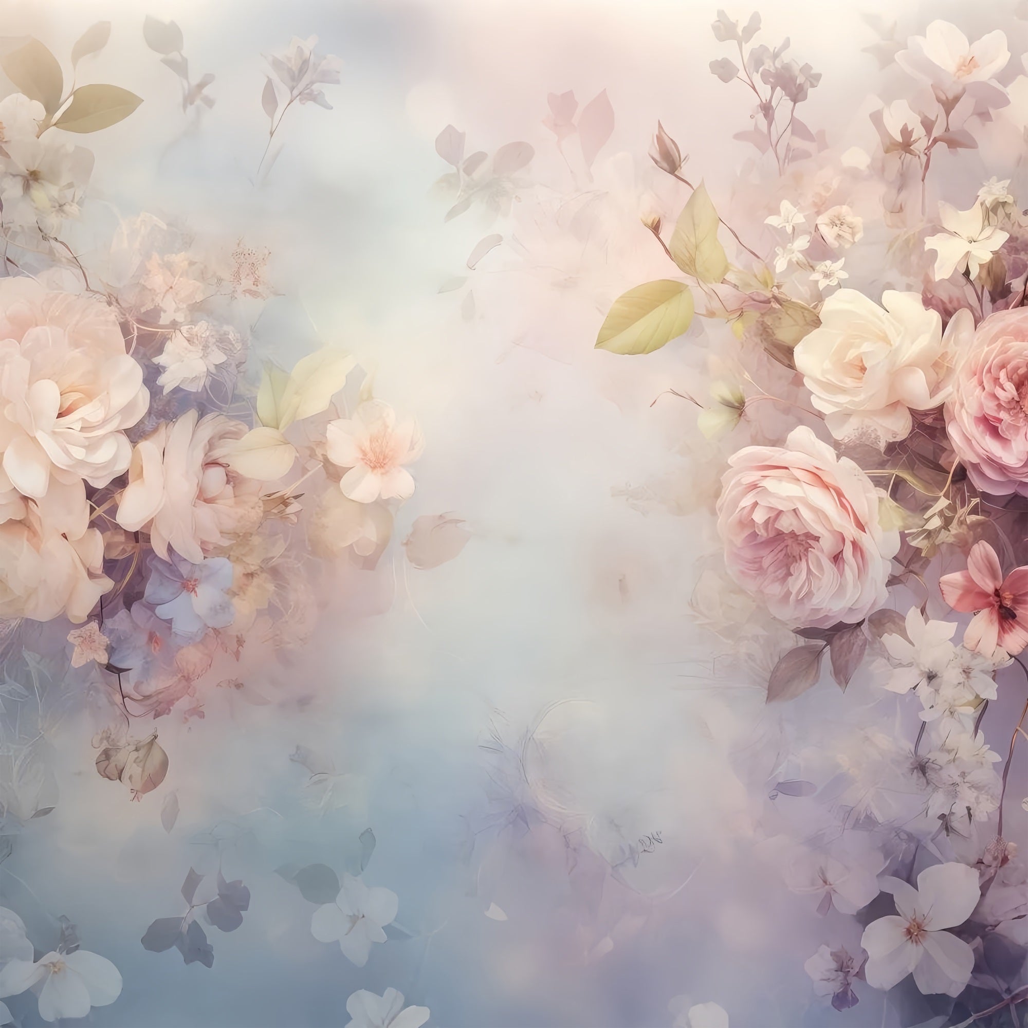 Blumen-Hintergrund Blush Tones Floral Fantasy Backdrop BRP1-523