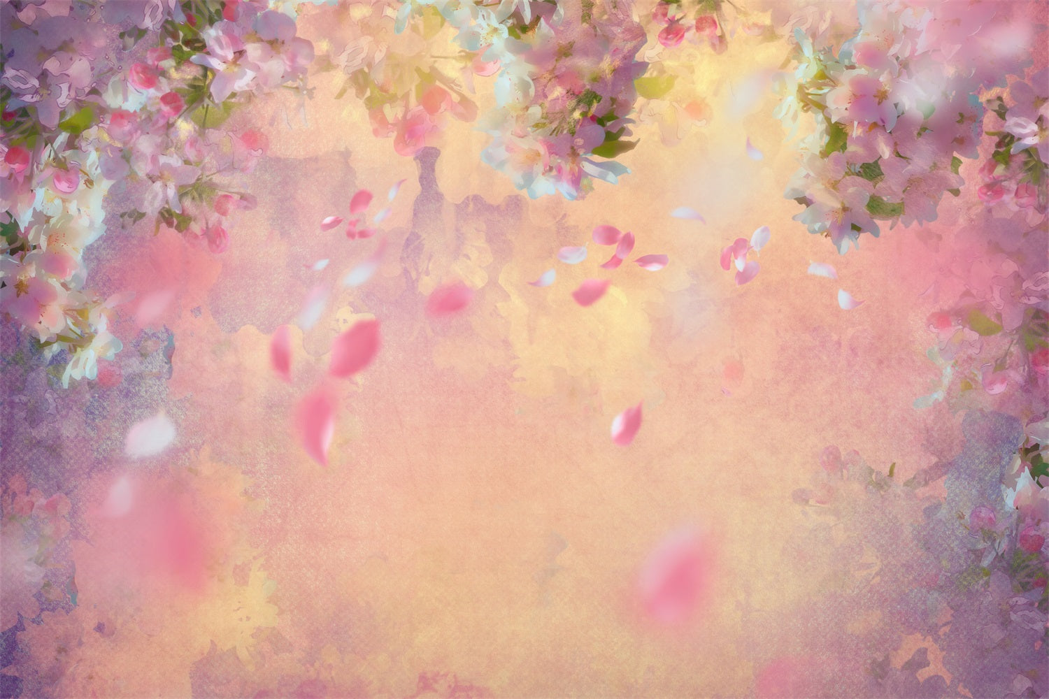 Backdrop für Mutterschaft Fotoshooting Kunst Blütenblatt Wand Backdrop BRP12-24