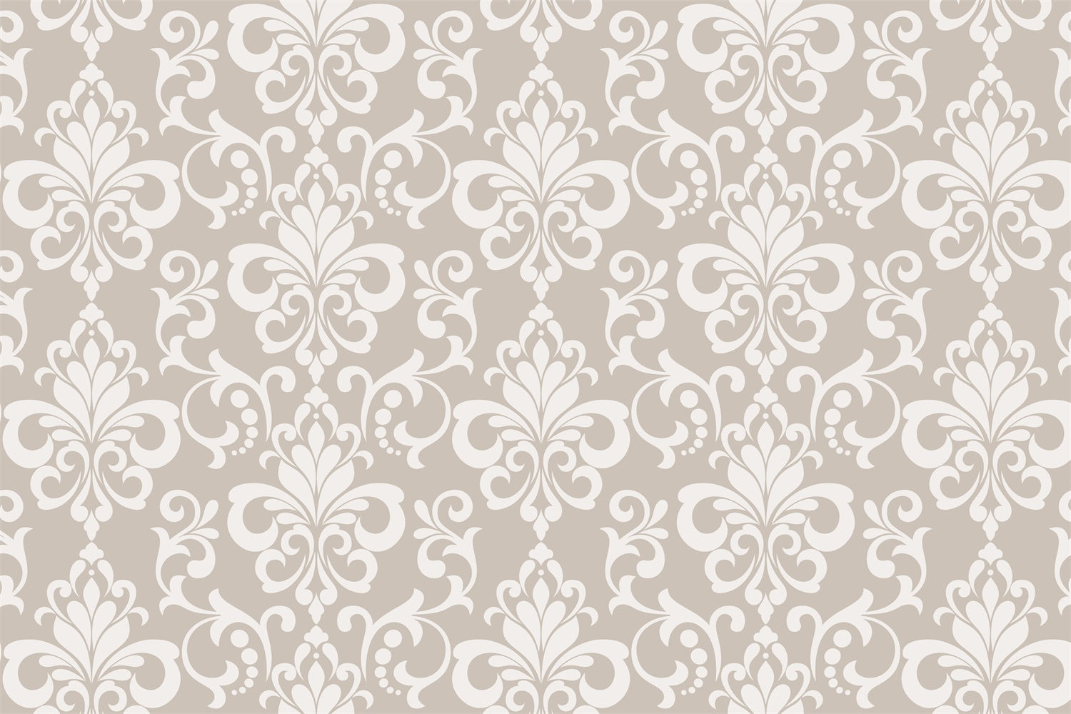 Damast Backdrops Hellbeige Regal Symmetrisches Design Backdrop BRP12-601
