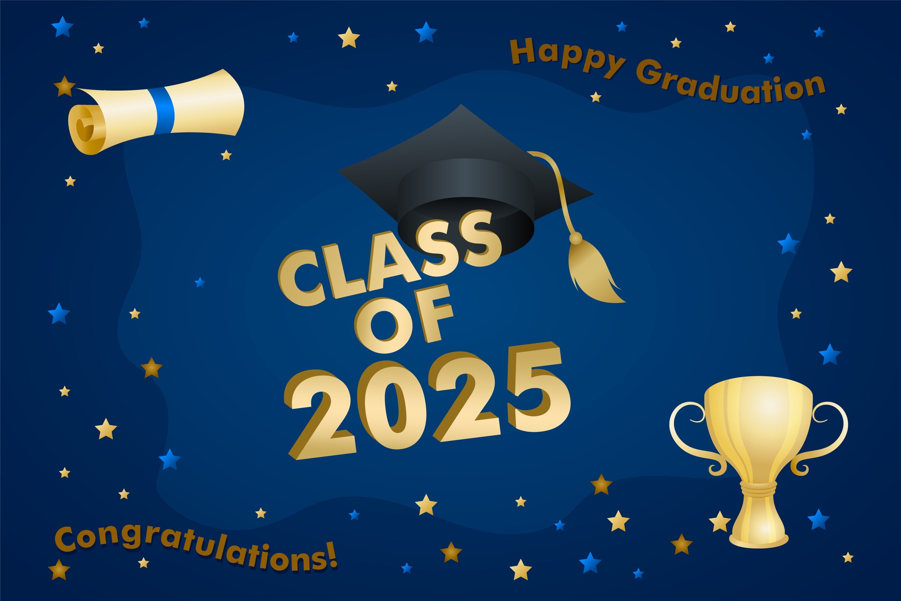 Graduation Fotohintergrund Ideen Mitternachtsblau Graduation Party Hintergrund BRP2-256