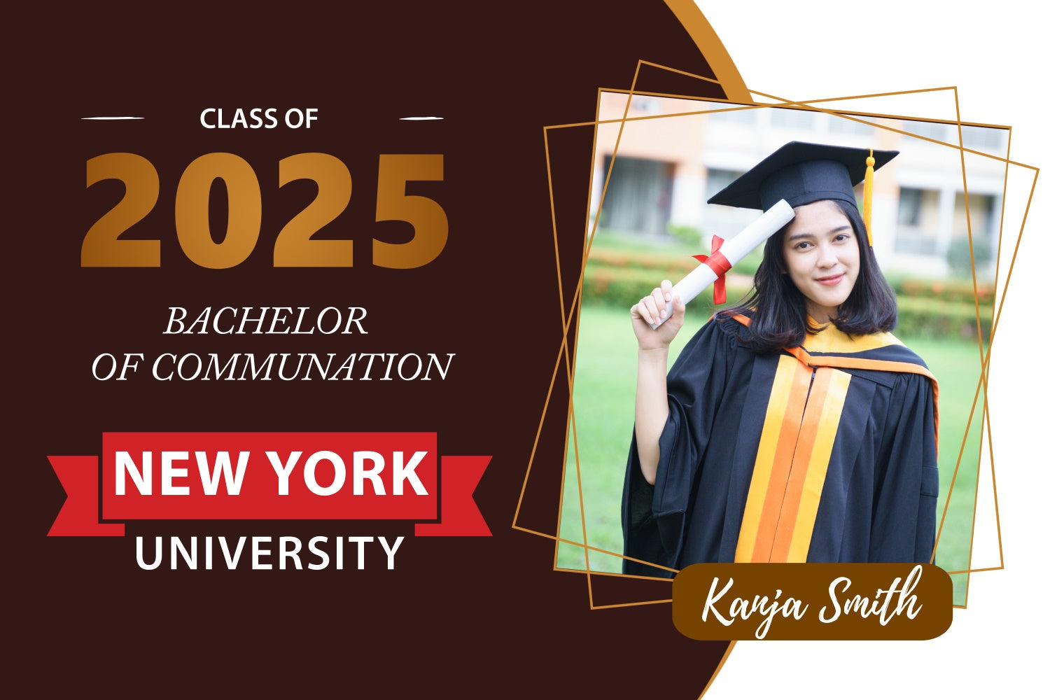 Individuelle Kulisse für Abschlussfeier Kommunikation Bachelor Abschlussfeier Kulisse BRP2-283