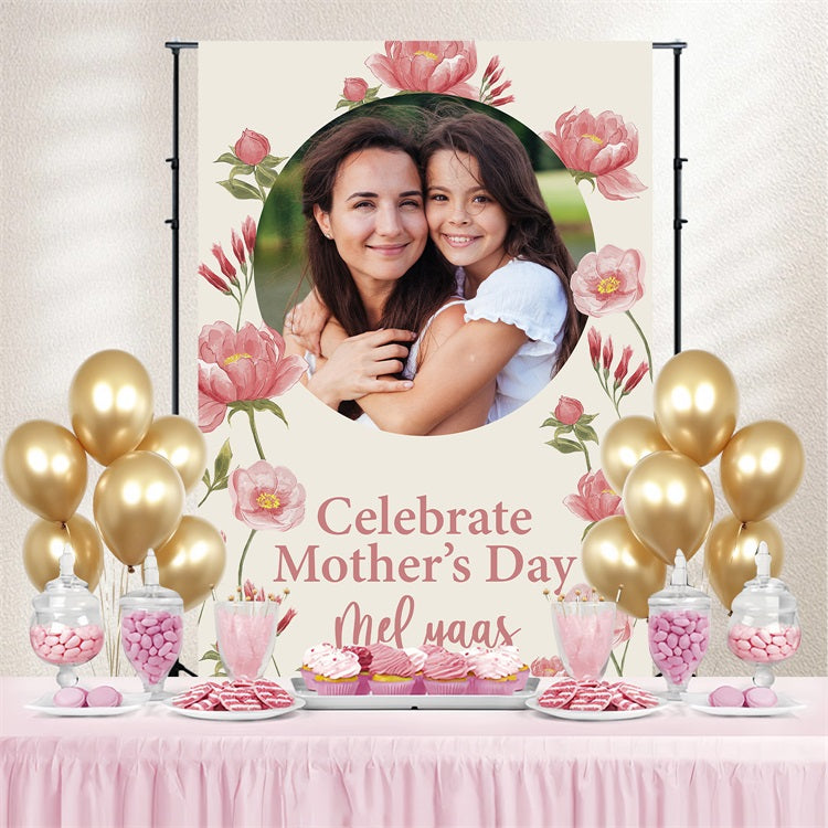 Mothers Day Backdrops Celebrate Love Floral Personalisierter Hintergrund BRP3-120
