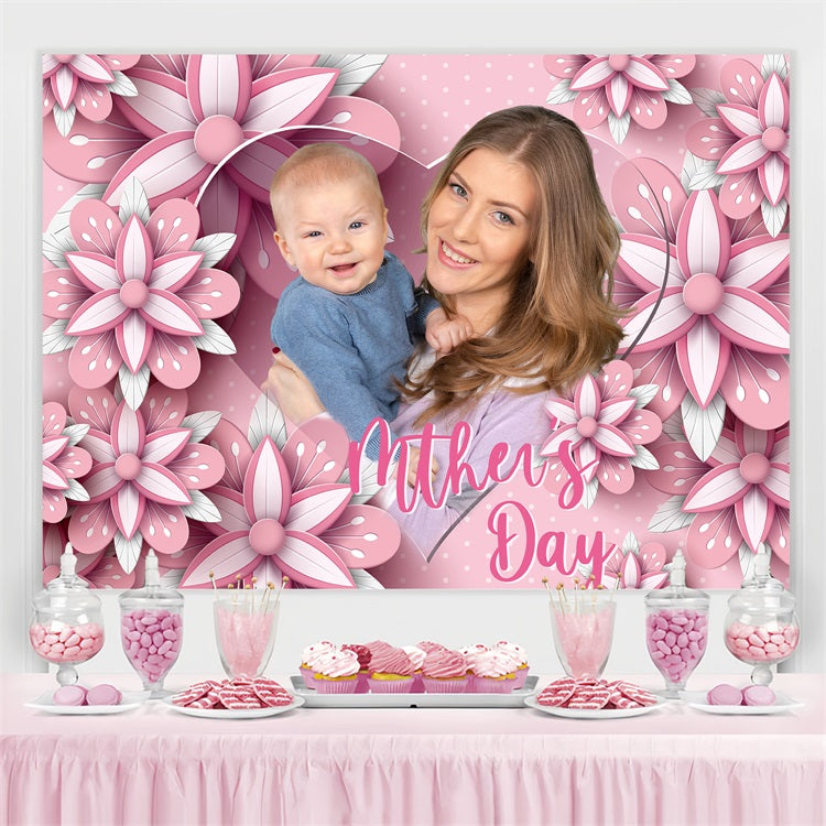 Backdrops Für Muttertag Blühende Liebe Floral Personalisierte Backdrop BRP3-131