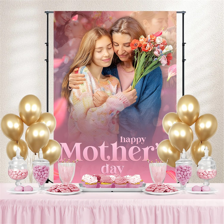 Mothers Day Backdrops Vintage Glow Floral Personalisierter Hintergrund BRP3-142