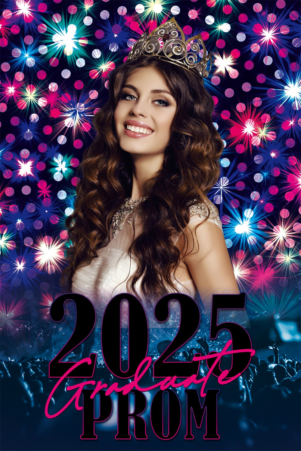 Personalisierte Graduation Backdrops Glänzende Prom Graduation Party Backdrop BRP3-29