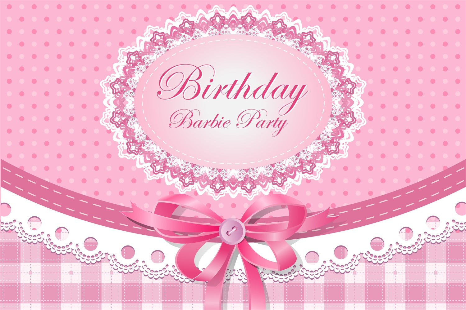 Personalisierte Backdrop für Geburtstag Vintage Lace Ribbon Backdrop BRP3-45
