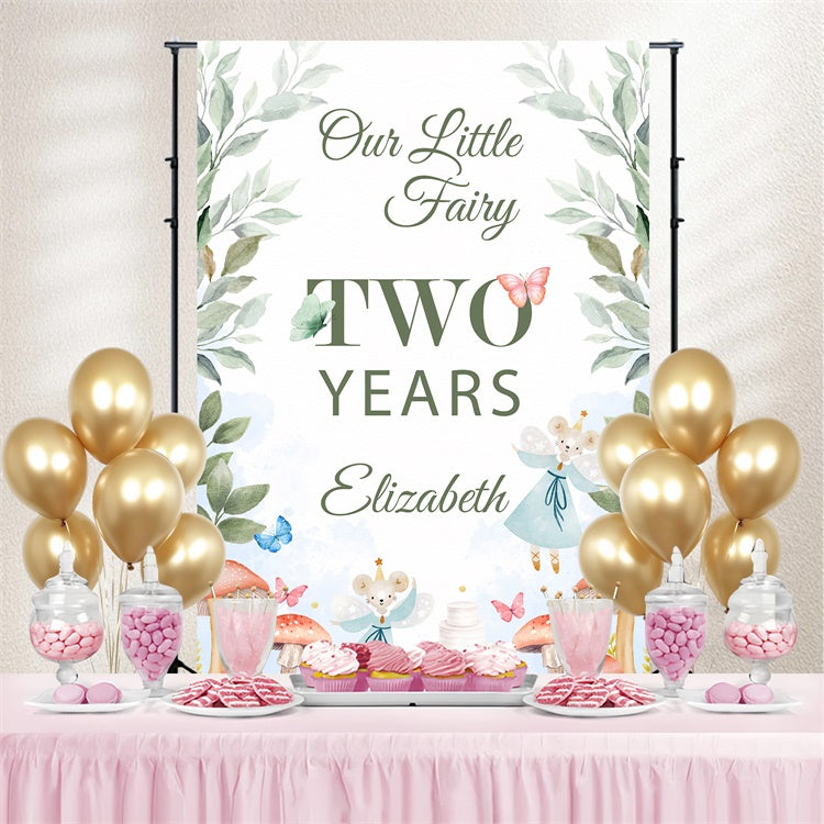 Personalisierte Geburtstag Backdrop Enchanted Forest Fairy Tale Backdrop BRP3-59
