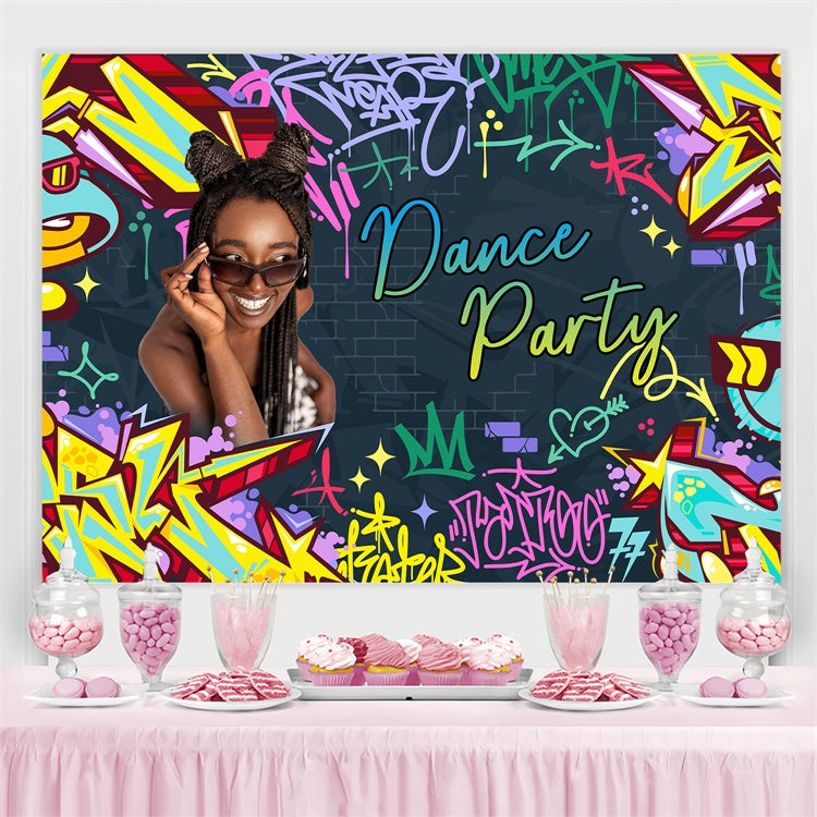 Fotografie Tanz Backdrop Bunte Spray Art Custom Backdrop BRP4-196