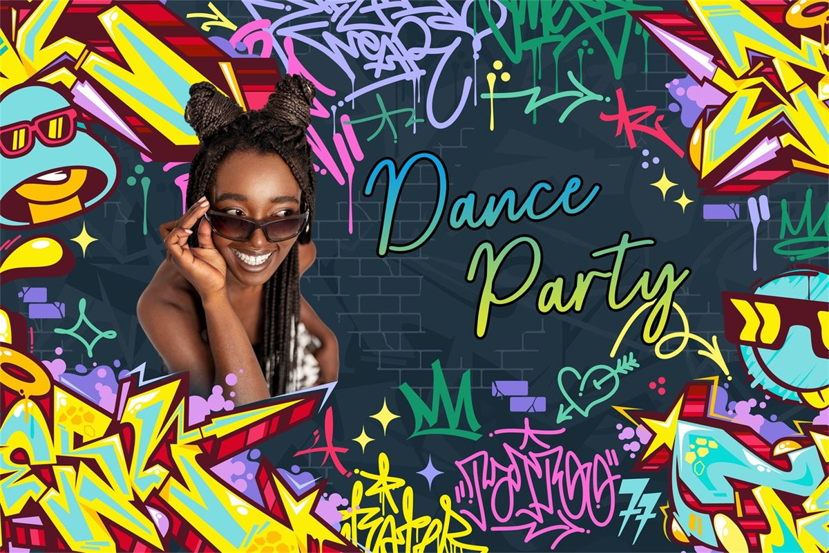 Fotografie Tanz Backdrop Bunte Spray Art Custom Backdrop BRP4-196