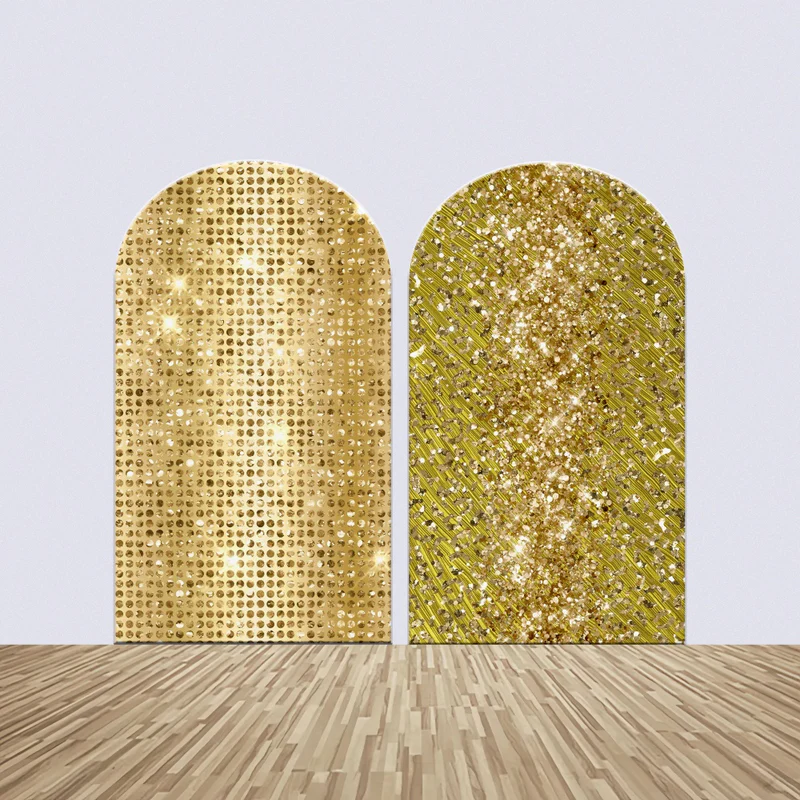 Tanz Fotohintergrund Goldene Pailletten Glam Bogen Backdrop Kit BRP4-206