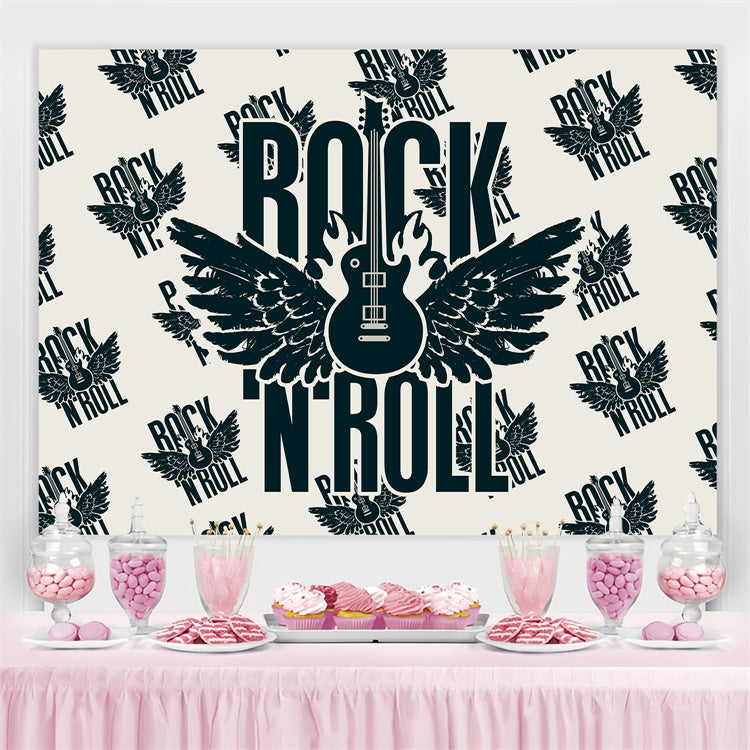 Festival Tanz Backdrop Schwarz Bold Rock Festival Backdrop BRP4-210