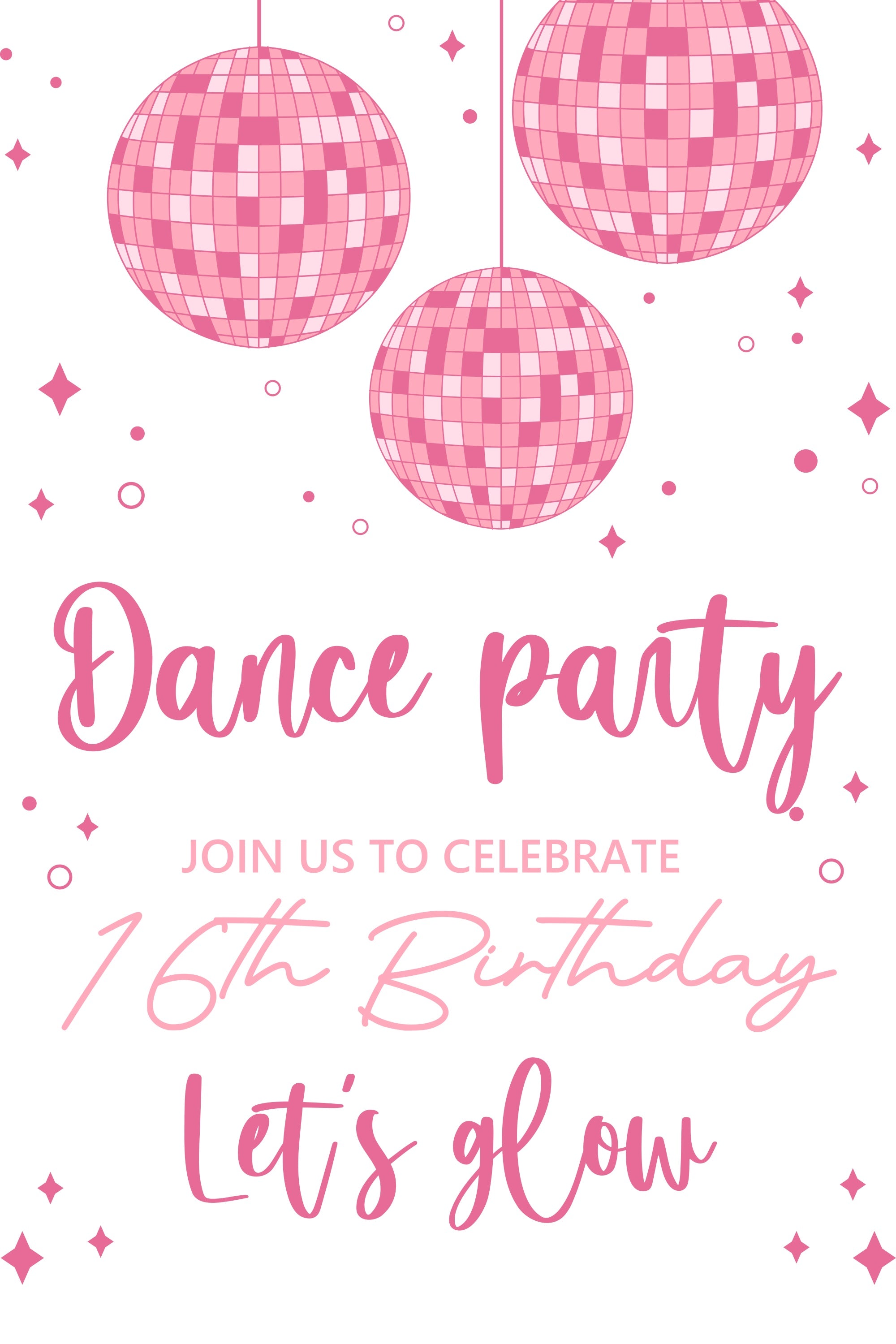 Tanz Backdrop Ideen Soft Pink Geburtstag Thema benutzerdefinierte Backdrop BRP4-228