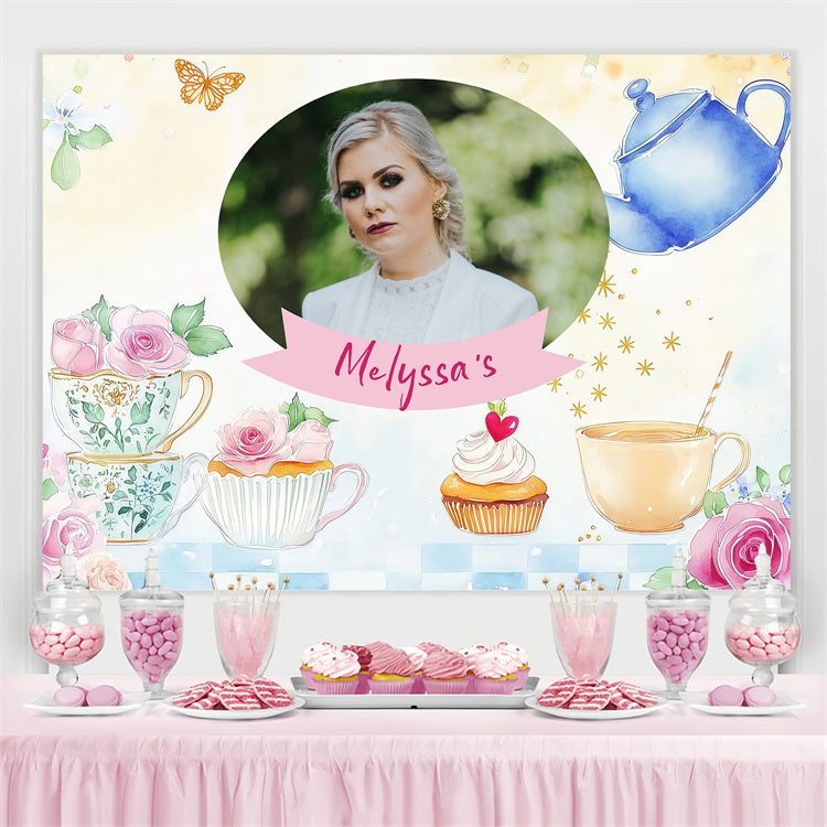 Customize Geburtstag Backdrop Glimmering 90 Diamond Backdrop BRP4-29