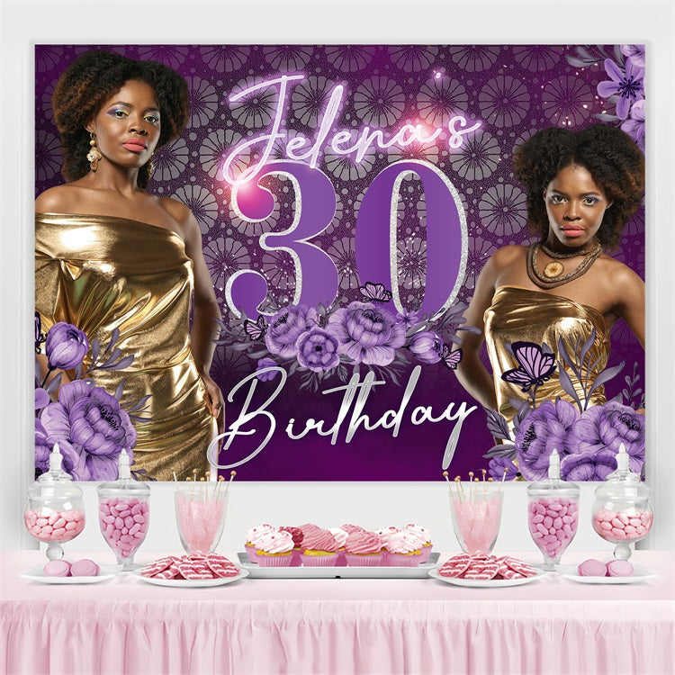 Personalisierte 60th Geburtstag Backdrop Rot Bühne Spotlight Backdrop BRP4-38