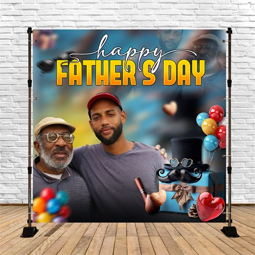 Backdrop Vatertag Ballon Klassisches Rohr Personalisierte Backdrop BRP5-44