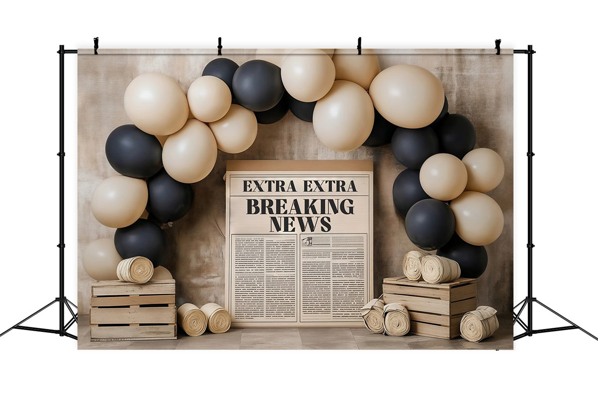 Kinder Backdrop Modern Vintage Press Style Backdrop BRP57-239