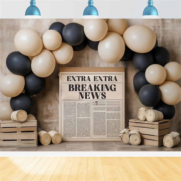 Kinder Backdrop Modern Vintage Press Style Backdrop BRP57-239