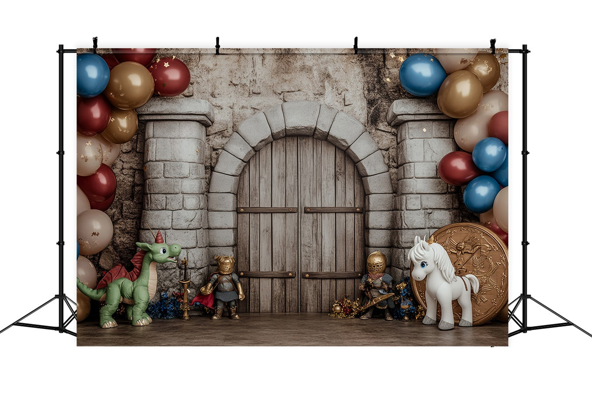 Kinder Backdrop Fantasy Festung Abenteuer Backdrop BRP57-251