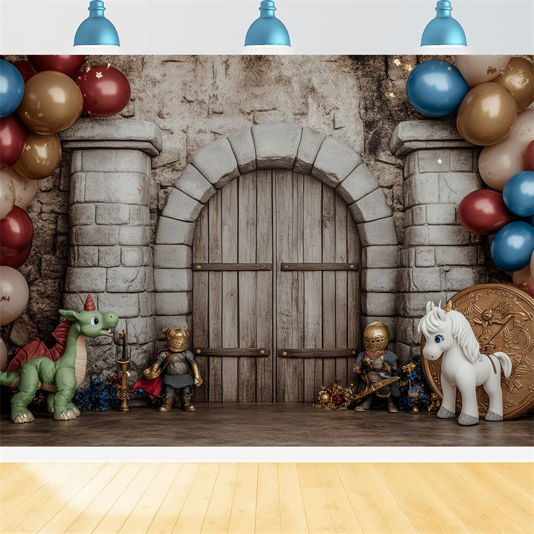 Kinder Backdrop Fantasy Festung Abenteuer Backdrop BRP57-251