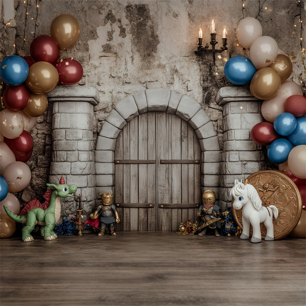 Kinder Backdrop Fantasy Festung Abenteuer Backdrop BRP57-251
