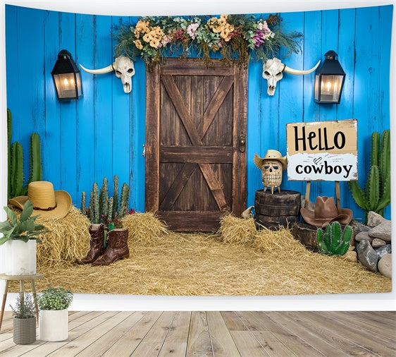 Kinder Backdrops Scheunentor Wild West Backdrop BRP57-253