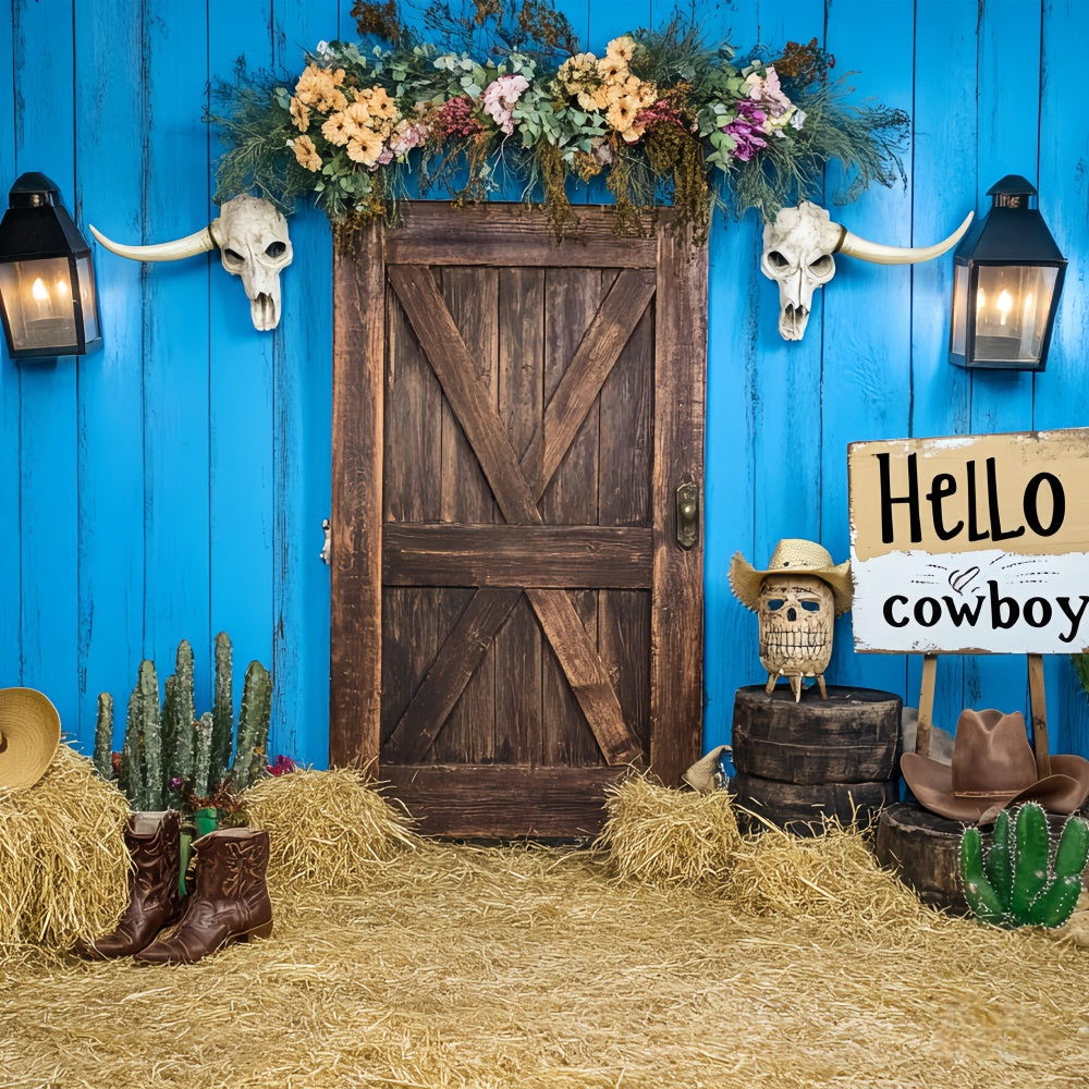 Kinder Backdrops Scheunentor Wild West Backdrop BRP57-253