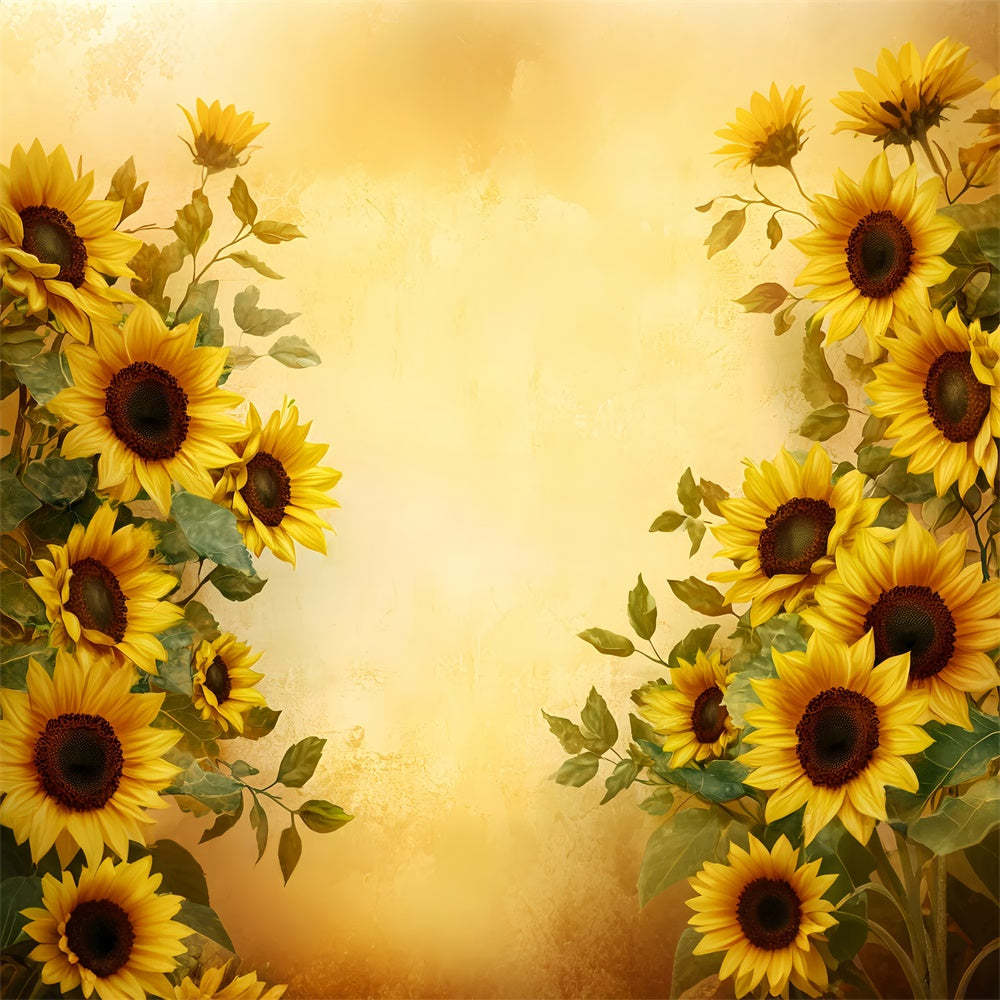 Kinder Backdrops Sanfte Sonnenblume Border Backdrop BRP57-287